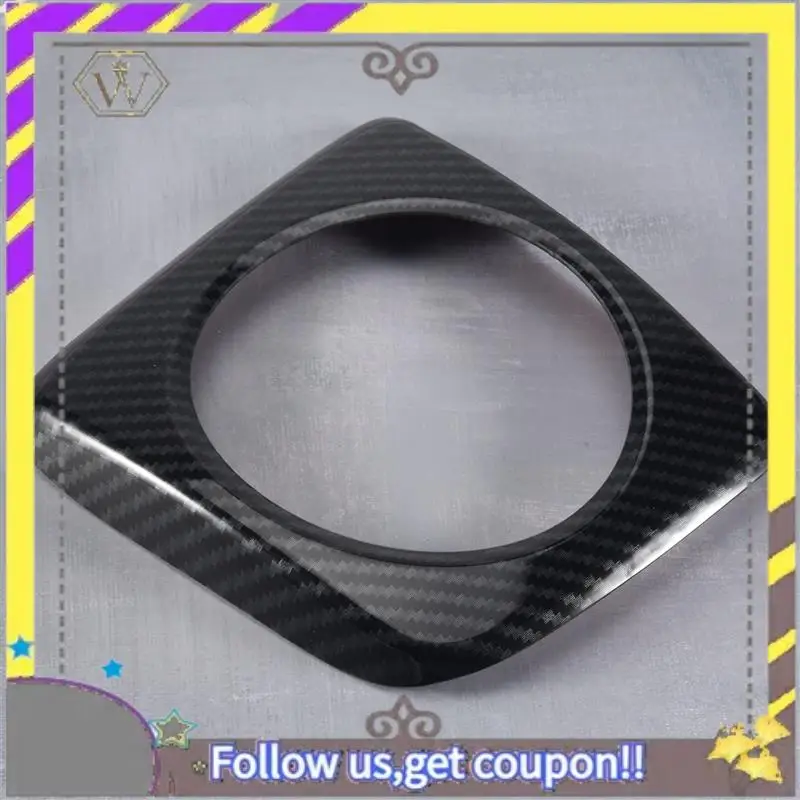 

ABXV-3Pcs AT Car Carbon Fiber Gear Shift Panel Cover Frame Trim RHD For Honda Civic 2006-2011 RHD