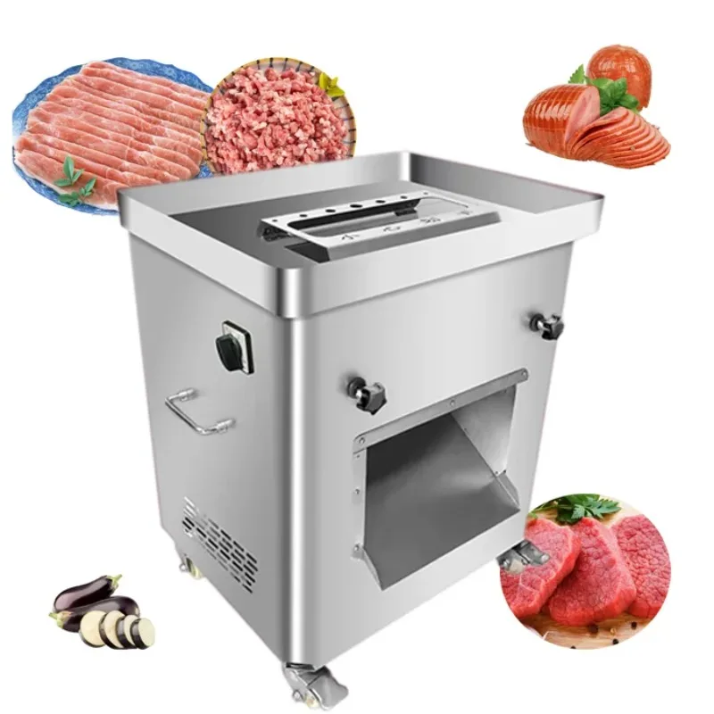 Whole Sale Frozen Beef Cutter Machine Automatic Chicken Cutting Machine Dicing Fish Meat Slicer Mutton Meat Cube Cutter Machine