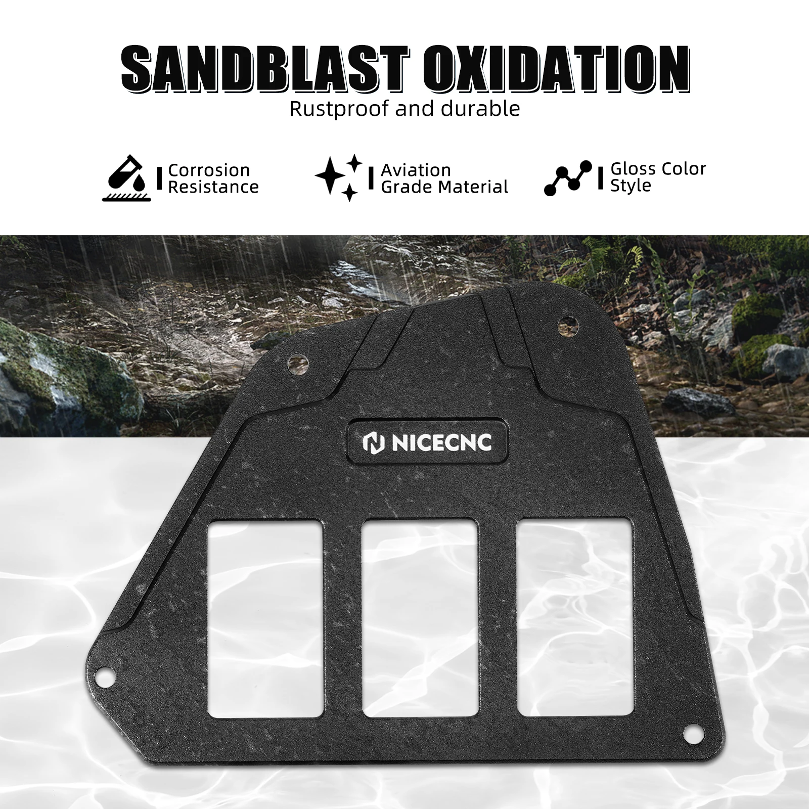 NICECNC for Honda Talon 1000R SXS10S2R 2019-2022 2024 1000X SXS10S2X 2019-2022 Switch Plate Dash Panel Rocker ATV Accessories