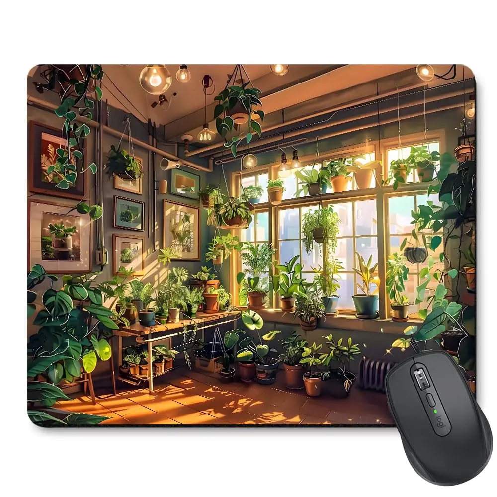 

Hot-Selling Vintage Plants Anime Printing Square Mouse Pads Lock Edge Gaming Mousepad Mouse Mat Keyboard Mats Desk Pad 30x25cm