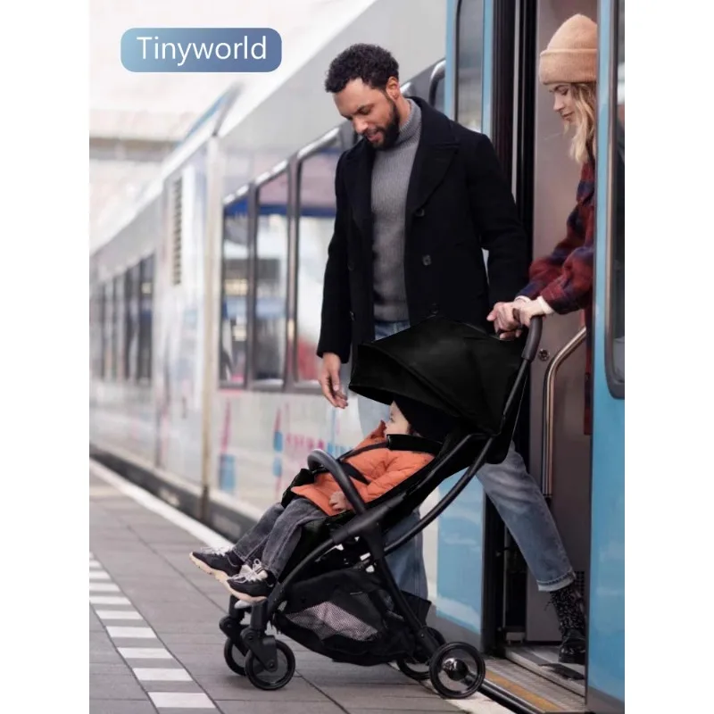

Stroller light folding stroller children's trolley can sit or lie baby car