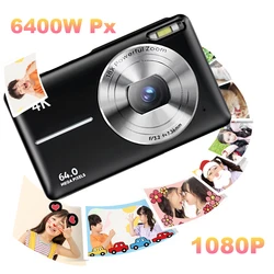 Kids Digital Camera 2.4inch Screen Point and Shoot Camera 64MP 1080P Portable Mini Camera Boys and Girls Christmas Birthday Gift