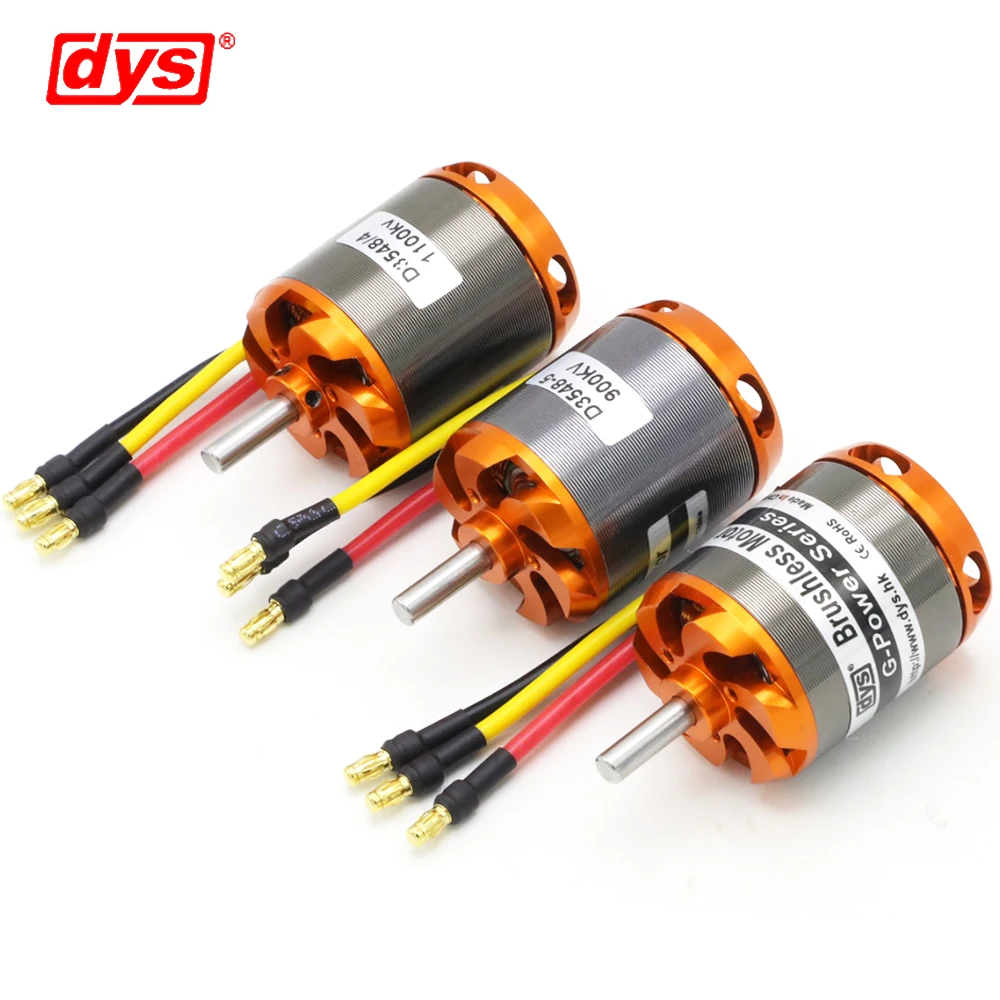 DYS D3548 790KV 900KV 1100KV 3-5S 5mm wał bezszczotkowy silnik do multicopterów Multirotor dron FPV Quadcopter Model RC