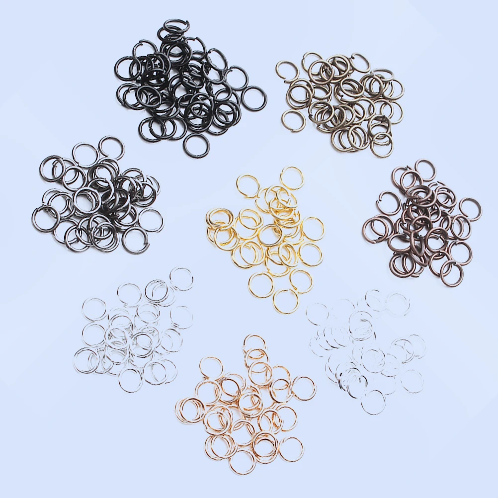 

round shape ring open jump ring lobster clasps