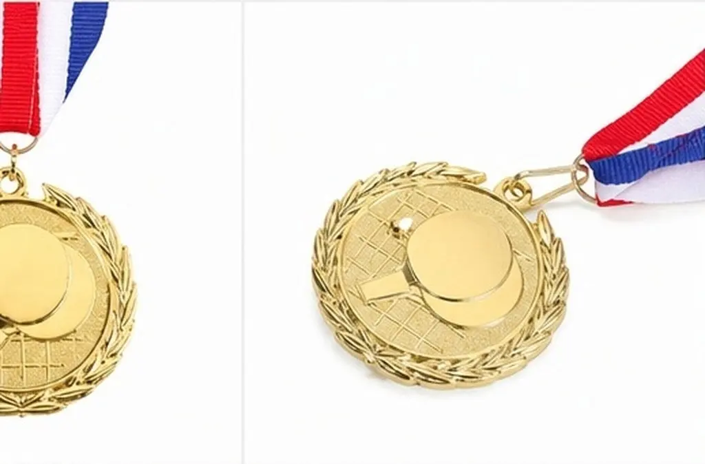 Metal Award Medal Zinc Alloy for Kids Table Tennis Competition Sports Event Prize Sports Party Favors Metal Medal