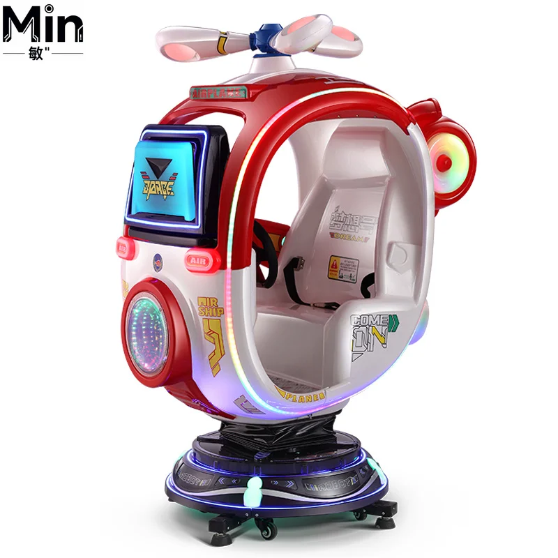 

Kids Rotating Airplane Rocking Car Coin-Operated Amusement Machine