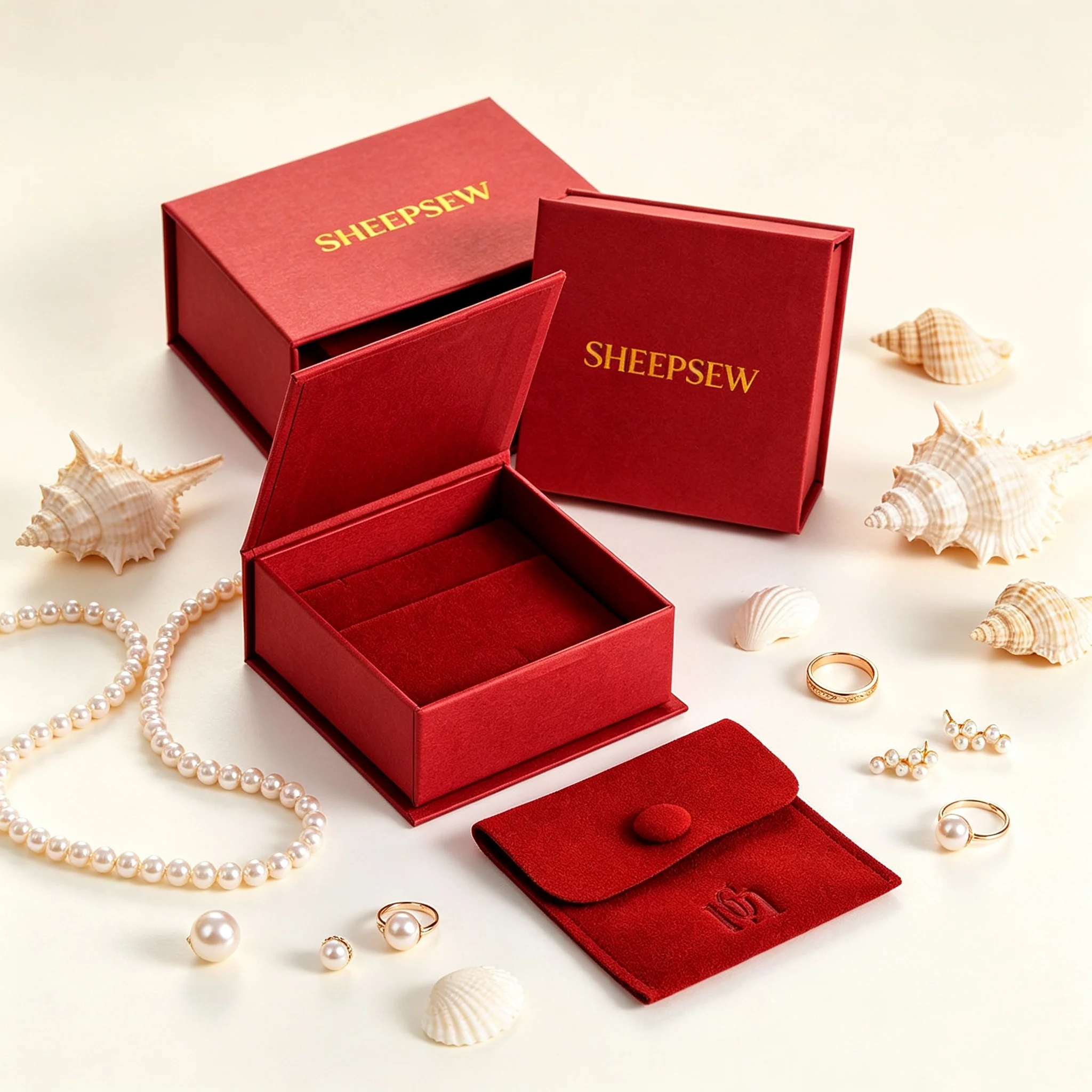 sheepsew-juego-de-cajas-de-joyeria-magneticas-rojas-de-lujo-con-logotipo-grabado-personalizado-bolsa-de-microfibra-con-boton-embalaje-de-regalo