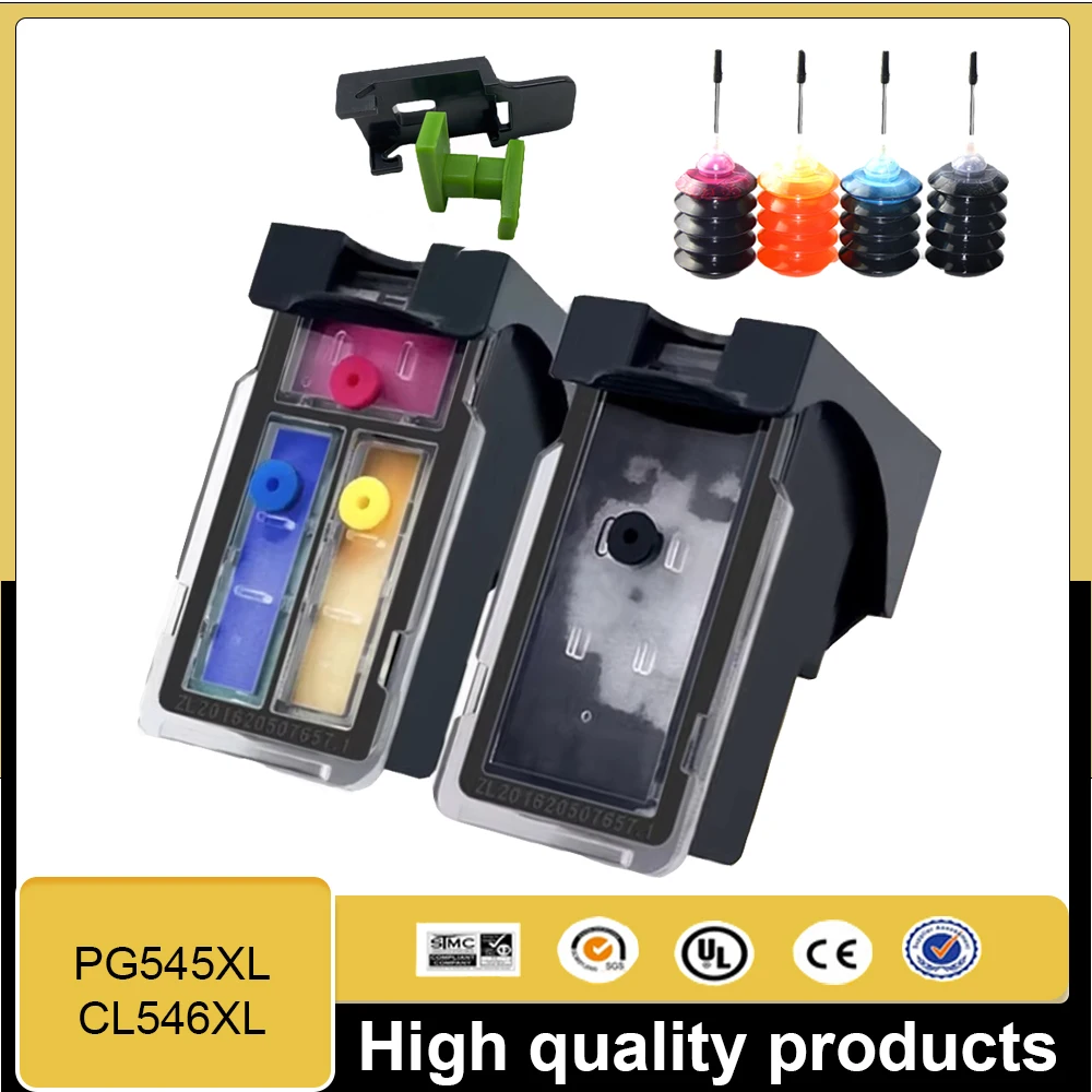 Vilaxh PG545XL For Canon PG 545 CL 546 XL PG545 CL546 Pixma IP2800 IP2850 MG2400 MG2450 MG2455 MG2500 MG2540 Ink Cartridge