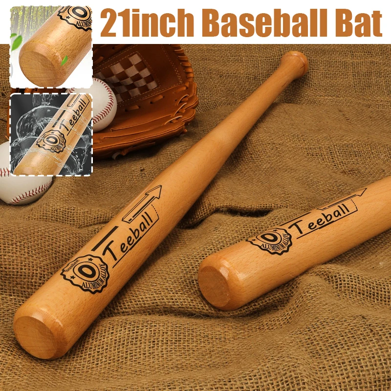 

54Cm Classic Wooden Baseball Bat for Baseball Training Home Self Defense Baseball Bat for Youth Kids Teenagers Adult