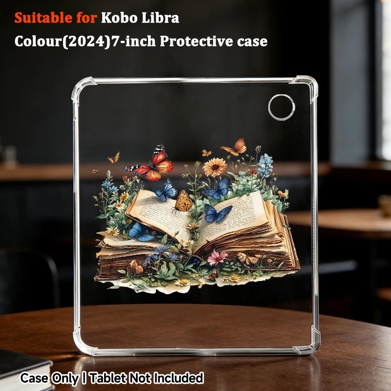 Slim clear TPU case for kobo, Kindle Paperwhite 12/5, 10/11th.Ultra-thin,transparent,shockproof protective cover for e-readers.