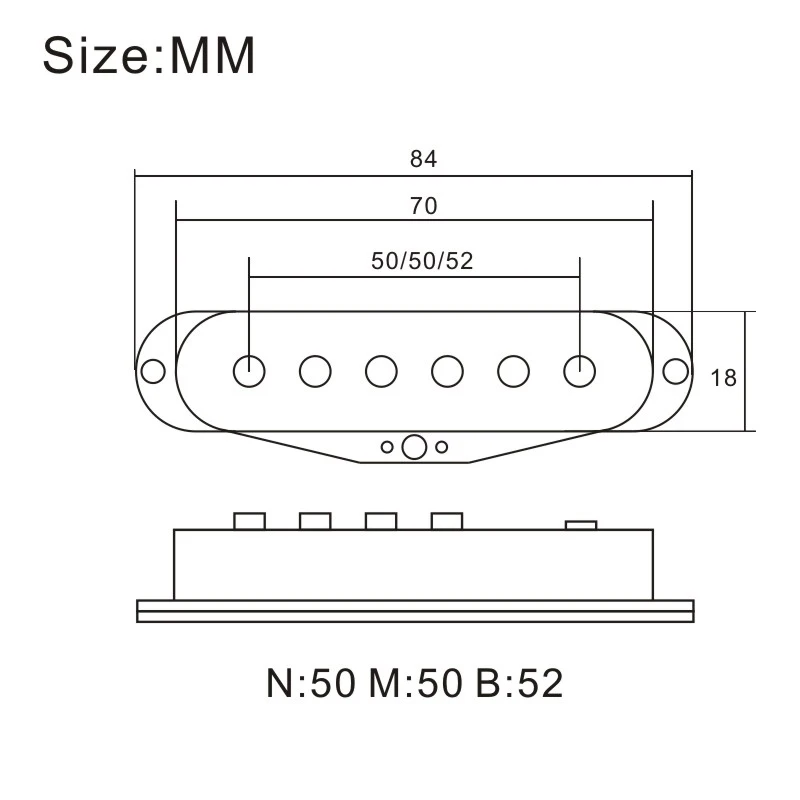 [Pickup DIY Kits] Alnico 5 ST Staged Pickup Kits- Fiber Bobbin/Alnico V Pole Piece/Waxed Cloth Cable for ST Guitar Pickup Kits