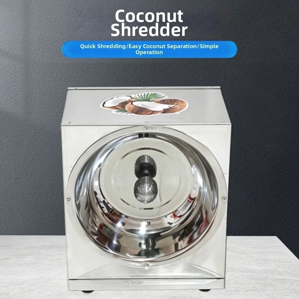 Stainless Steel Electric Coconut Meat Grater Safe Automatic Coconut Meat Remover Tool Labor-saving Heavy Duty Coconut Planer