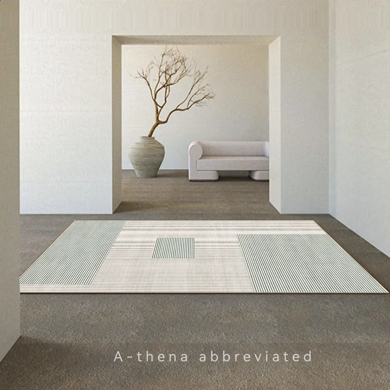 Japanese Wabi-sabi Living Room Carpet Luxury Bedroom Decor Abstract Carpet Modern Nordic Lounge Rug Washable Non-slip Floor Mat