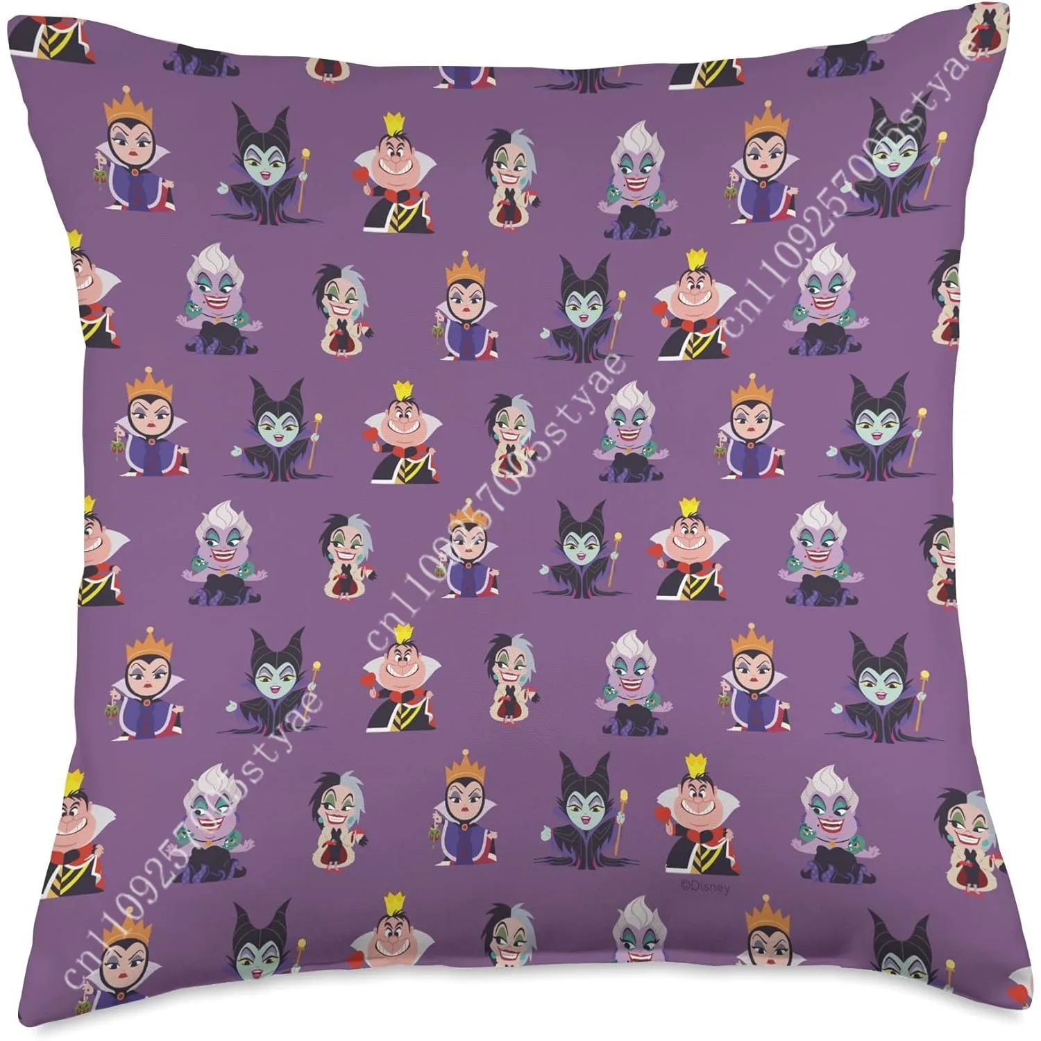 

Disney Villains Pillowcase Cartoon Pillow Case Soft Sofa Bed Decoration Child Holiday Party Boy Girl Gifts Custom Pillow Cover