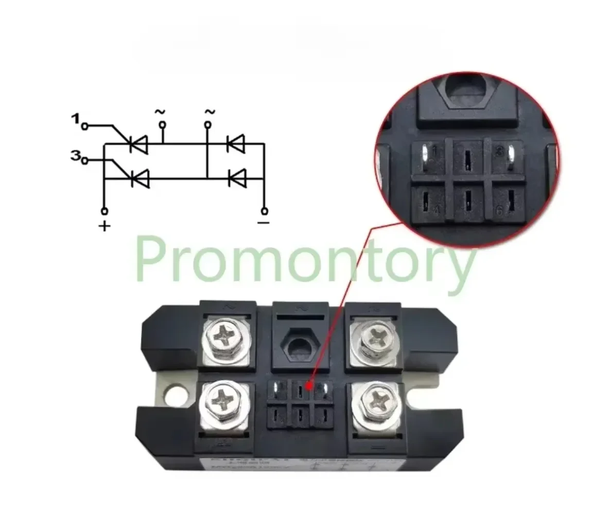 

MFQ100A600V Однофазный полуконтролируемый мостовой модуль MFQ60A MFQ100A600V 1200 В 1600 В