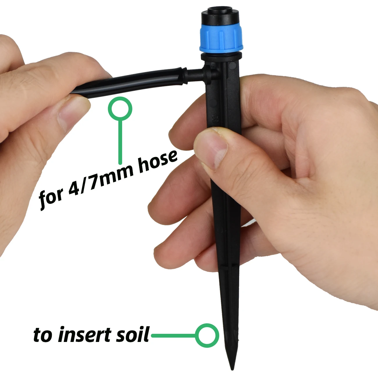 KESLA 30 szt. 13CM regulowany 360 °   Dysza zraszacza ogrodowego do zestawu systemu nawadniania kropelkowego z wężem 4/7 mm Szklarnia roślin