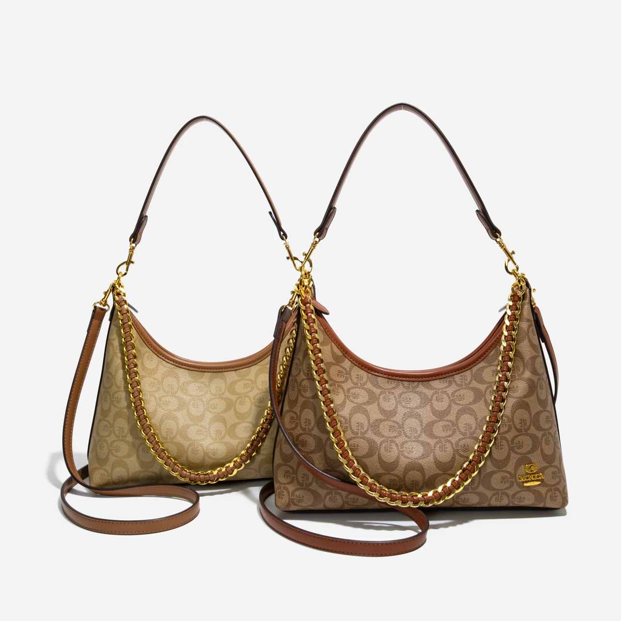 

Luxury Trend Tote Bag For Women Premium Leather Chain Strap Crossbody Bag Elegant Ladies Zipper Shoulder Bag