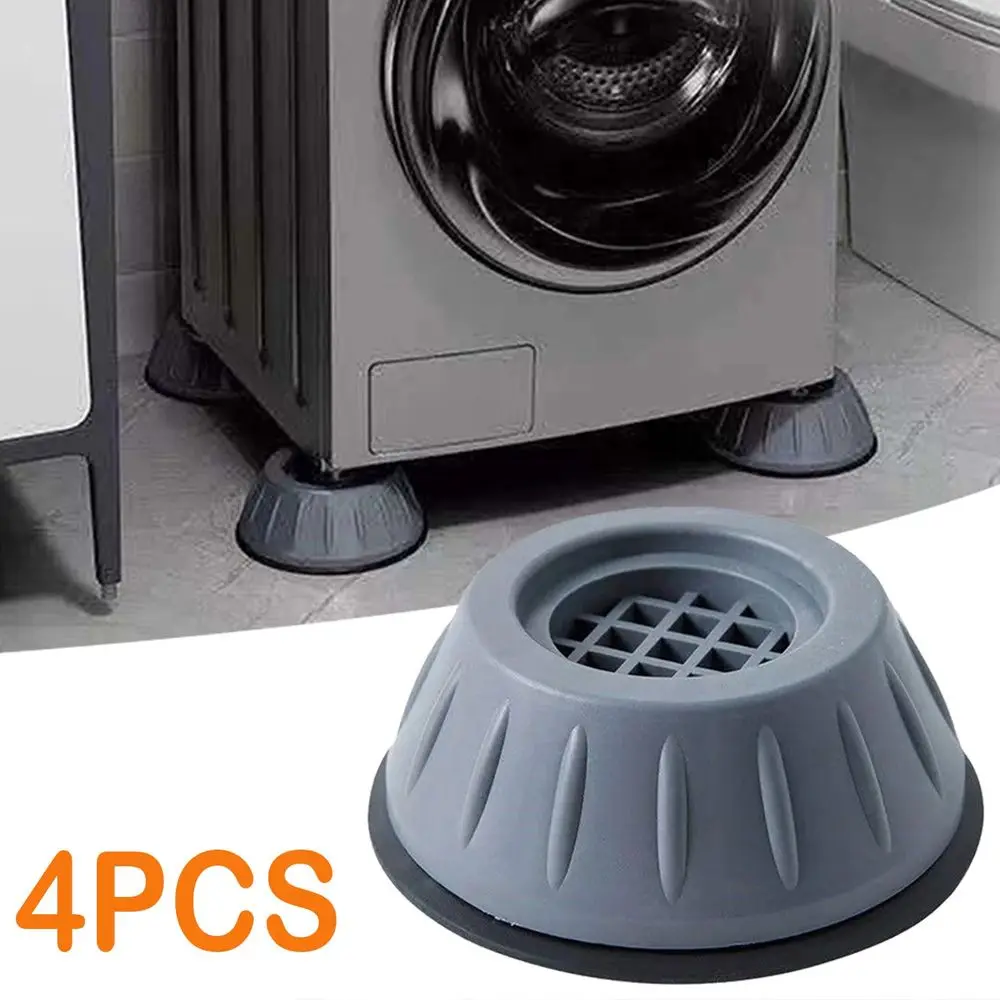 

4pcs Universal Anti-Skid Anti Vibration Refrigerator Base Damper Stand Washing Machine Feet Pads Furniture Raiser Support