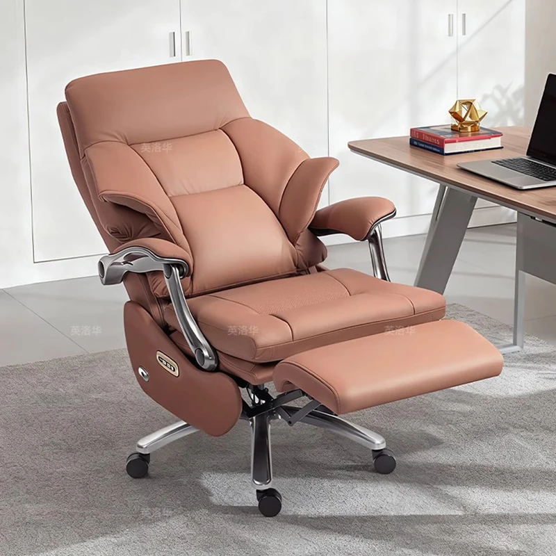 Study Mobile Office Chair Ergonomic Recliner Modern Luxury Computer Comfortable Office Chair Conference Stoel Home Furniture