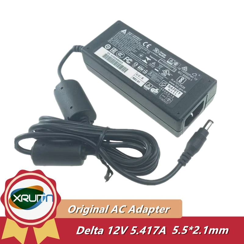 

Genuine DPS-65VB Delta 12V 5.417A AC Adapter Charger Power Supply 5.5*2.1mm Plug