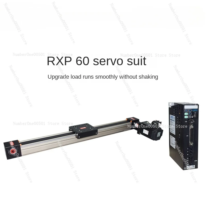 RXP60 Synchronous Belt Sliding Table Module Servo Motor Set CNC Cross Precision Electric Sliding Table