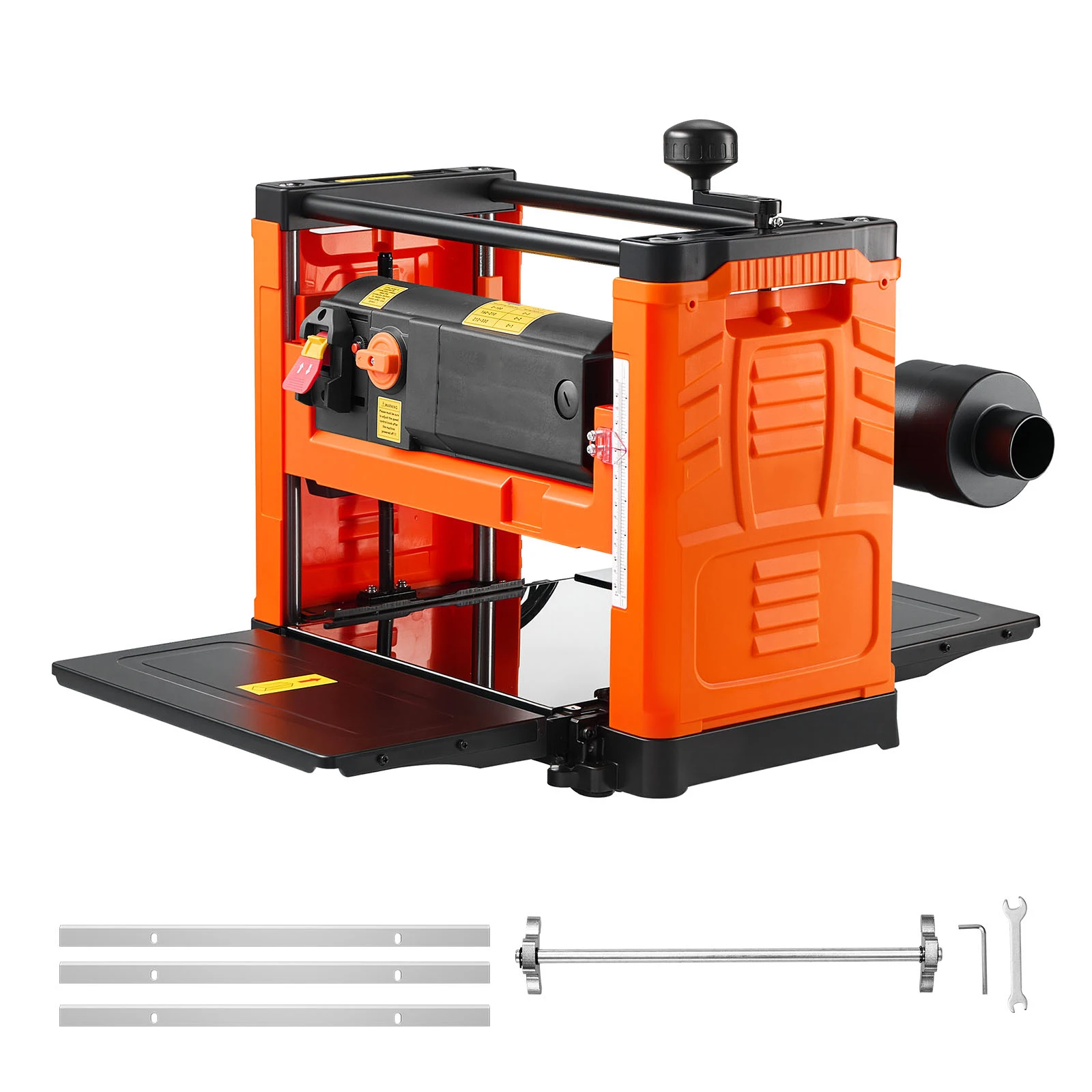 SucceBuy Thickness Planer 2 Speed 13-in Width Three-Blade 2000W 23500 RPM Powerful Motor Woodworking for Hard&Soft Wood Material