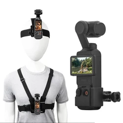 Supporto per cinghia toracica con adattatore per DJI Pocket 3 Insta360 Ace Pro GoPro 12 11 DJI Osmo Action 4 3 accessori per fotocamere