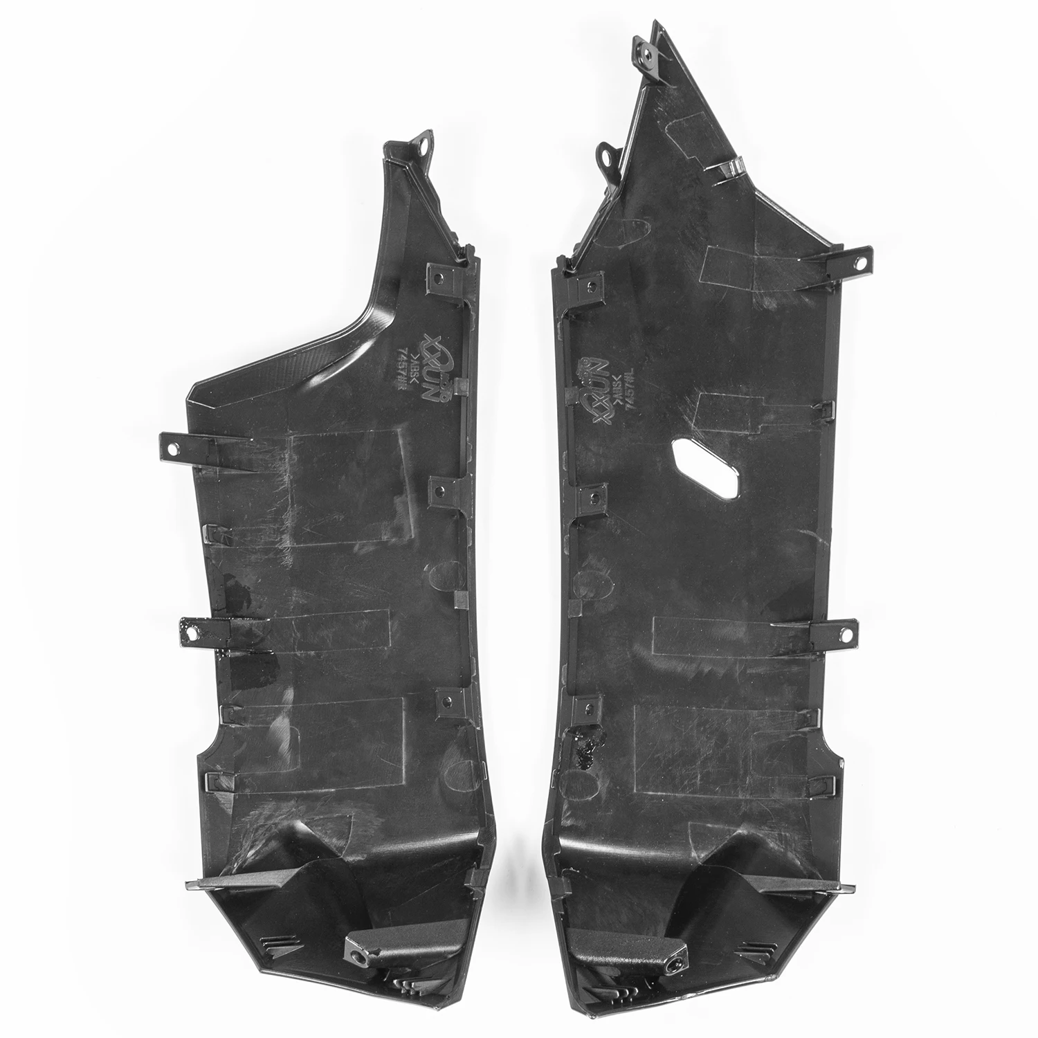 For Honda ADV 160 2023 2024 Motorcycle Belly pan Lower Fairing Gloss Black ABS ADV160 2024 Carbon Fiber Look