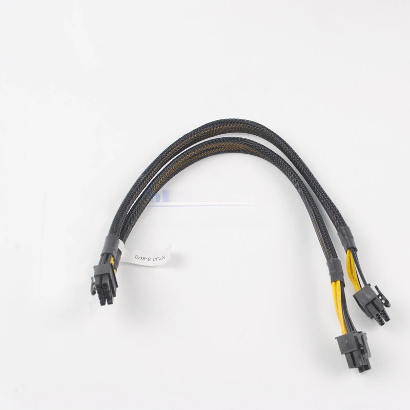 YY+Dual 8Pin(6+2) to 8Pin GPU Video Card Power Supply Cable For Dell T440 T640