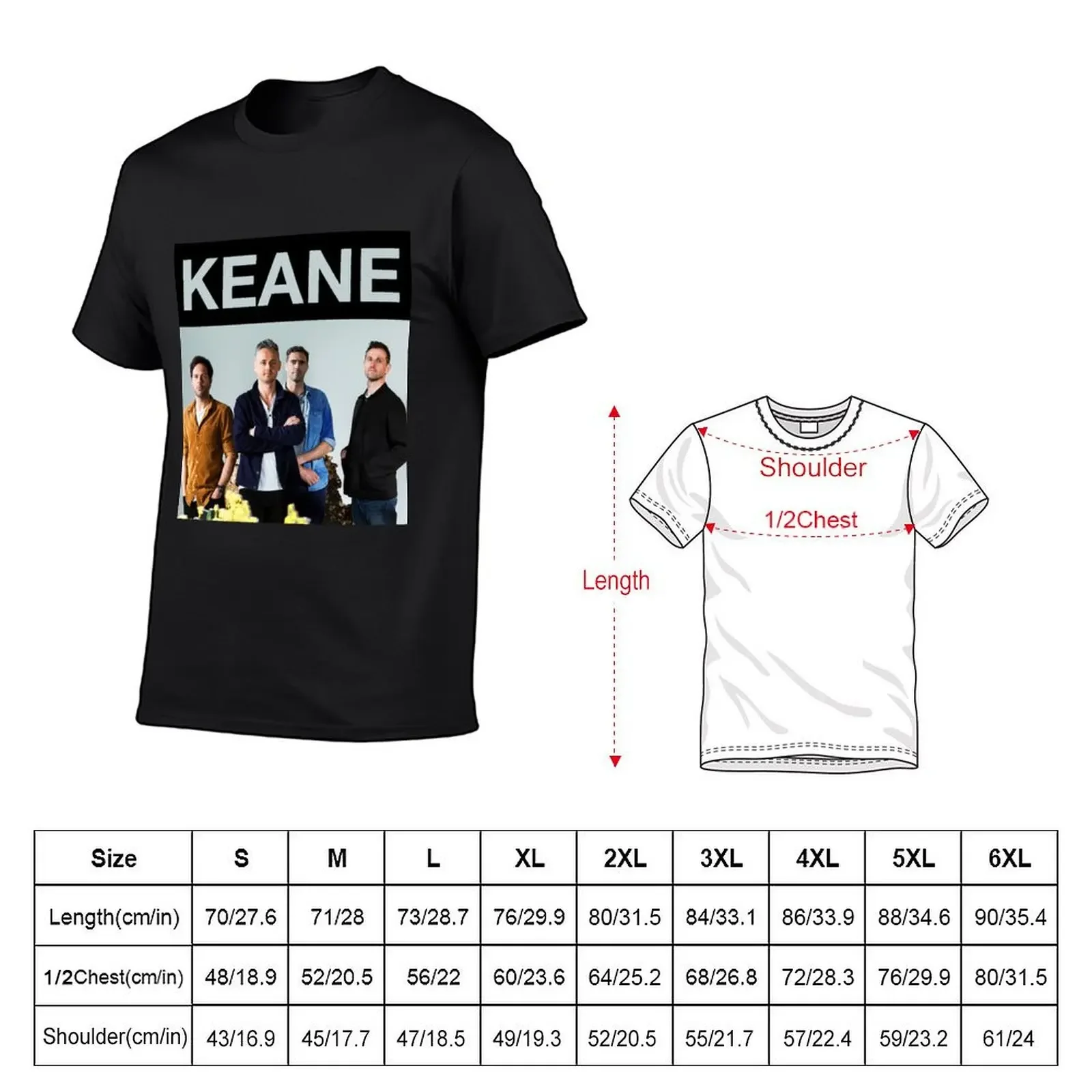 keane T-Shirt customs design your own vintage graphic tee animal prinfor boys T-shirts for men cotton