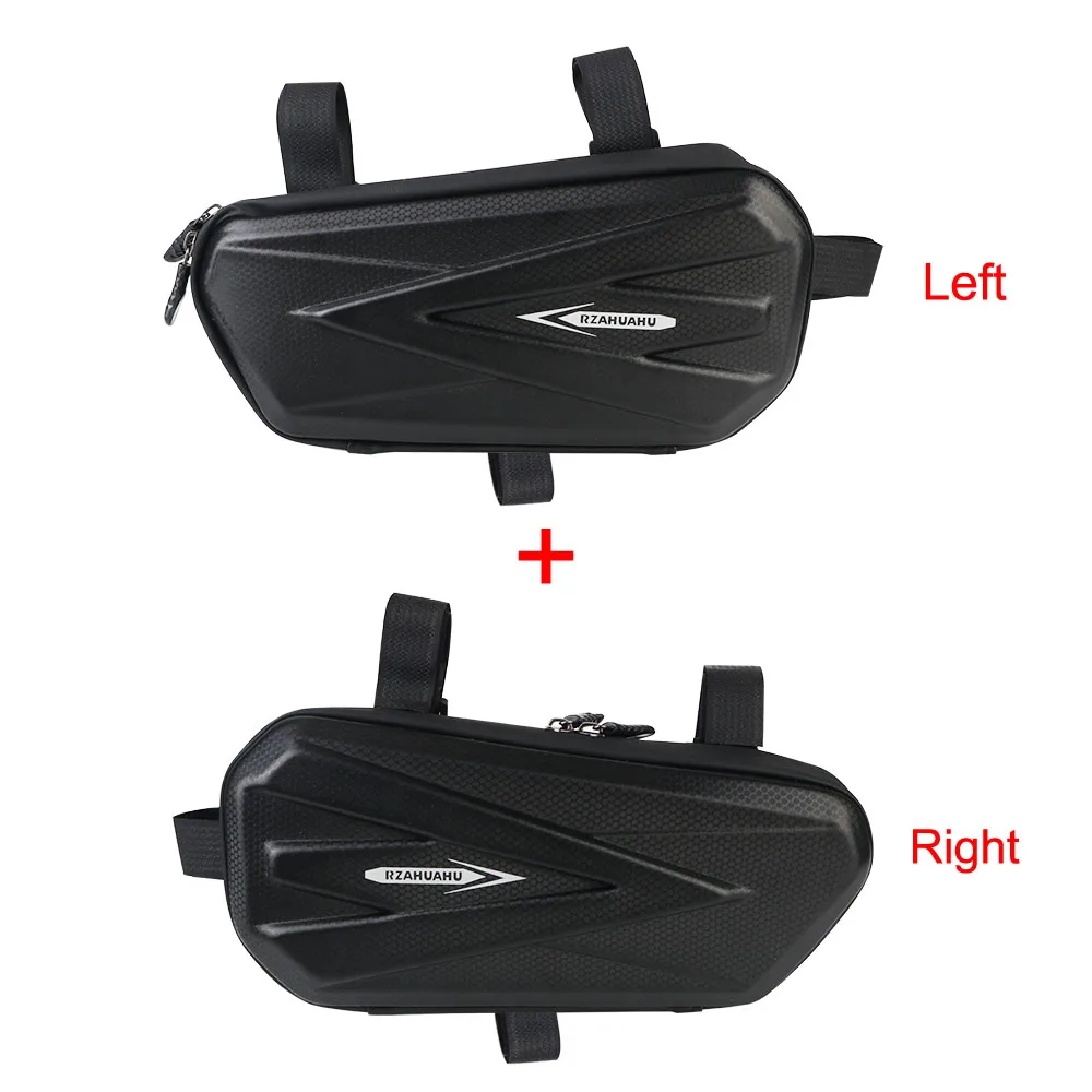 Borsa da viaggio impermeabile per motociclisti sinistra/destra borsa da viaggio con guscio rigido borsa laterale per moto borsa a triangolo