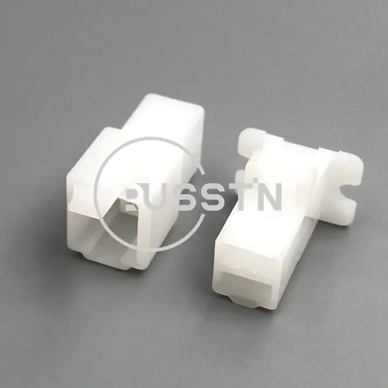 1 Set 2 Pin White ABS Household Plug Wiring Socket AC Assembly Automotive Connector