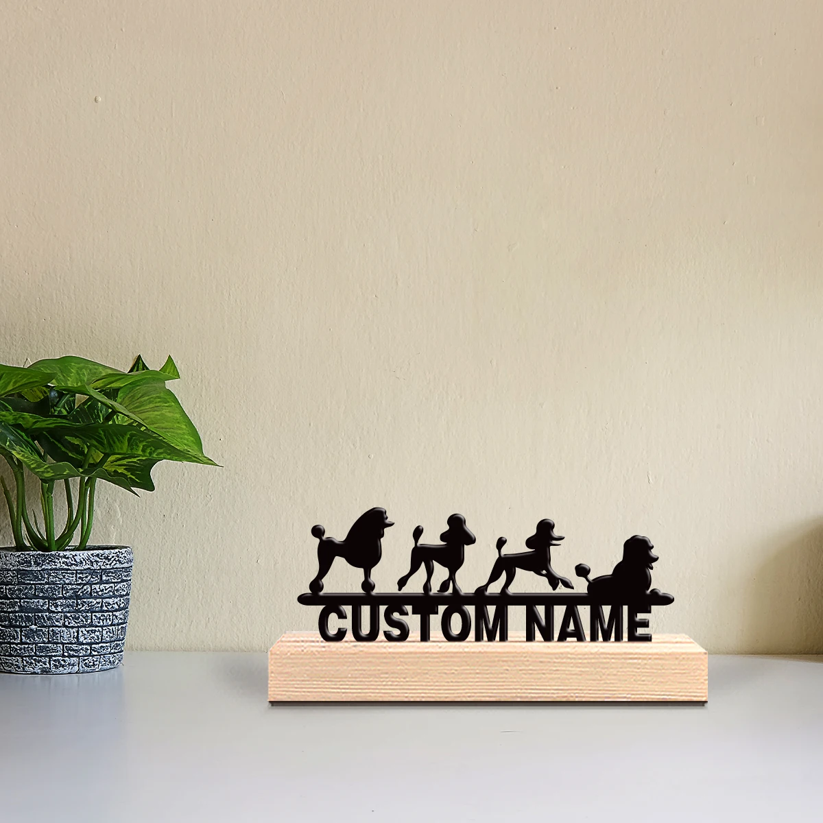 1pc Modern cute animals Person - đánh giá và giá Art Craft Wood