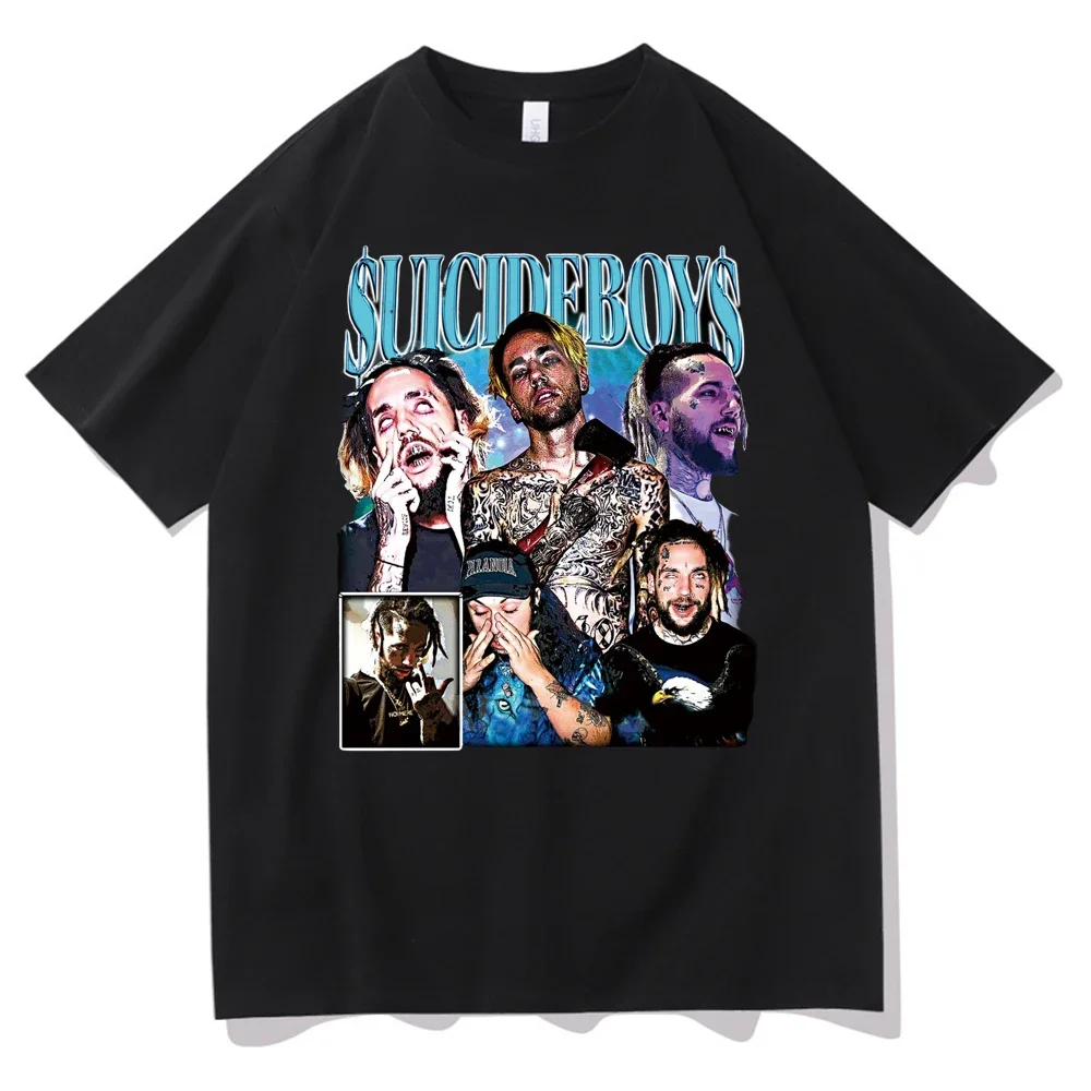 Rap Suicideboys T-Shirts Woman Man Short Sleeve Fashion Y2K T Shirts for Fans Gift Harajuku