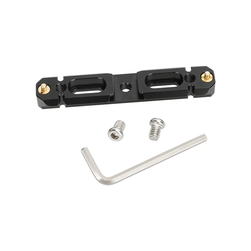 HDRig 100mm NATO Rail with Safety Pin & Cold Shoe Adapter & 1/4