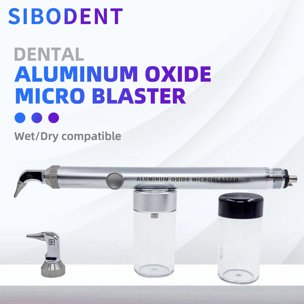

Dental Aluminum Oxide Micro Blaster Interface Microetcher Sandblasting Alumina Gun Air Abrasion Polisher 2/4 Holes Dentistry