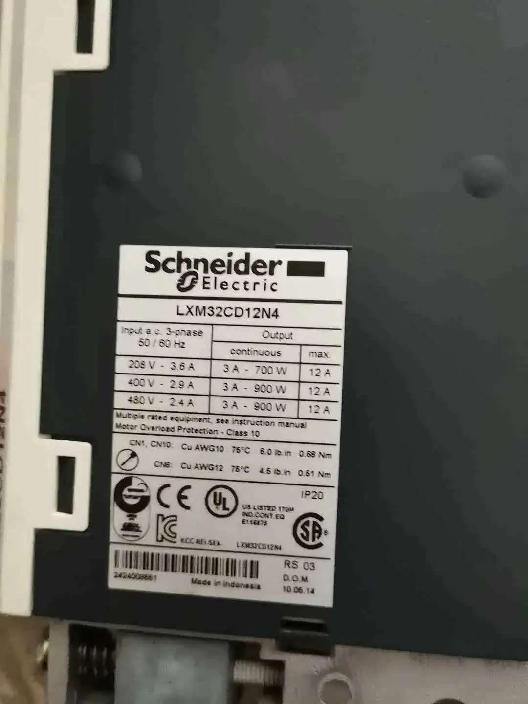 LXM32CD12N4 Servo Drive for Schneider