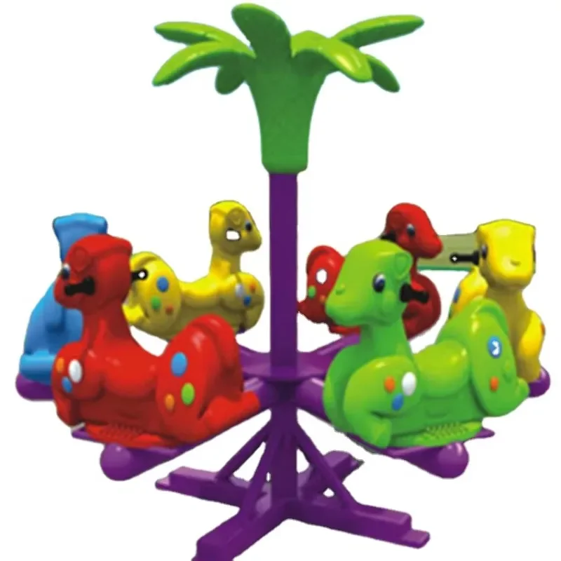 Factory price amusement playground mini carousel rocking horse kids go round for sale