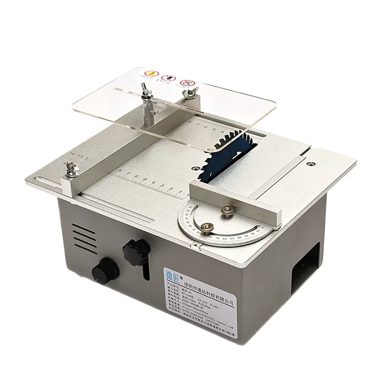 12-24V Mini Table Saw Multi functional Portable Compact Wood Plastic Metal Cutting DIY Home Technology School Workshop