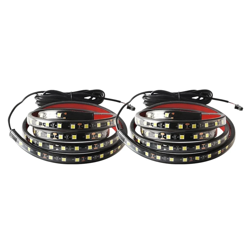 2PCS 60 Inch 150Cm Car LED Tailgate Light Bar 180 LED Pickup Light Bar Truck Brake Strip Pickup LED Tailgate Light Bar