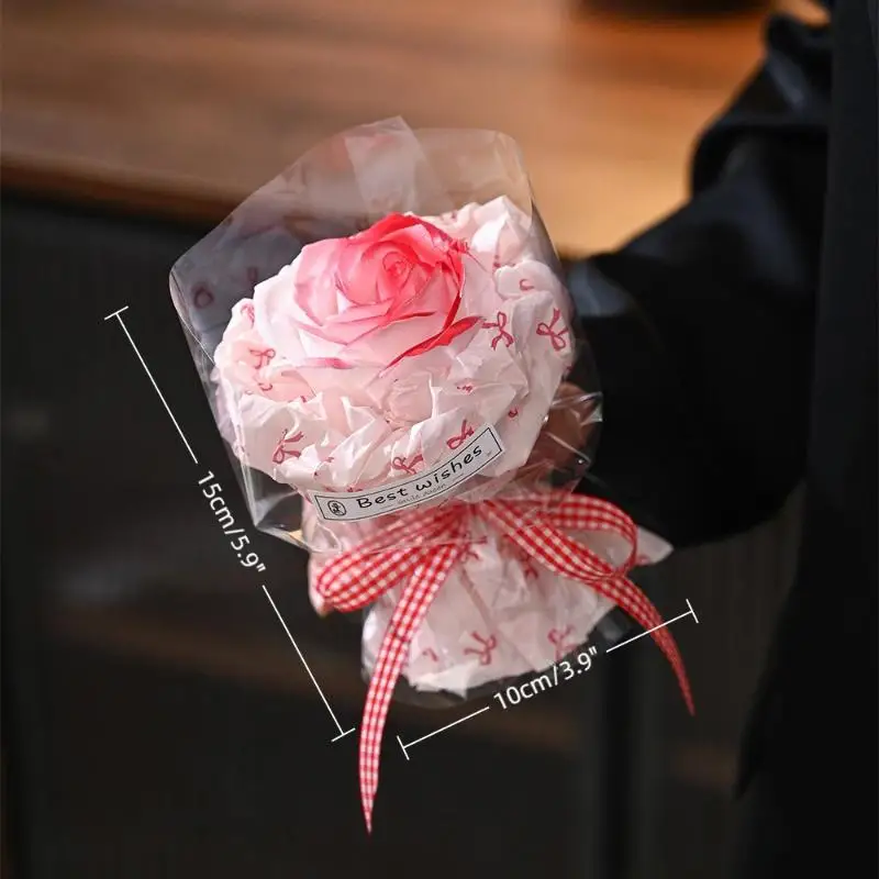 Soap Flower Rose Bouquet Artificial Flower For Christmas Wedding Birthday Party Valentine's Day DIY Gift Home Decoration