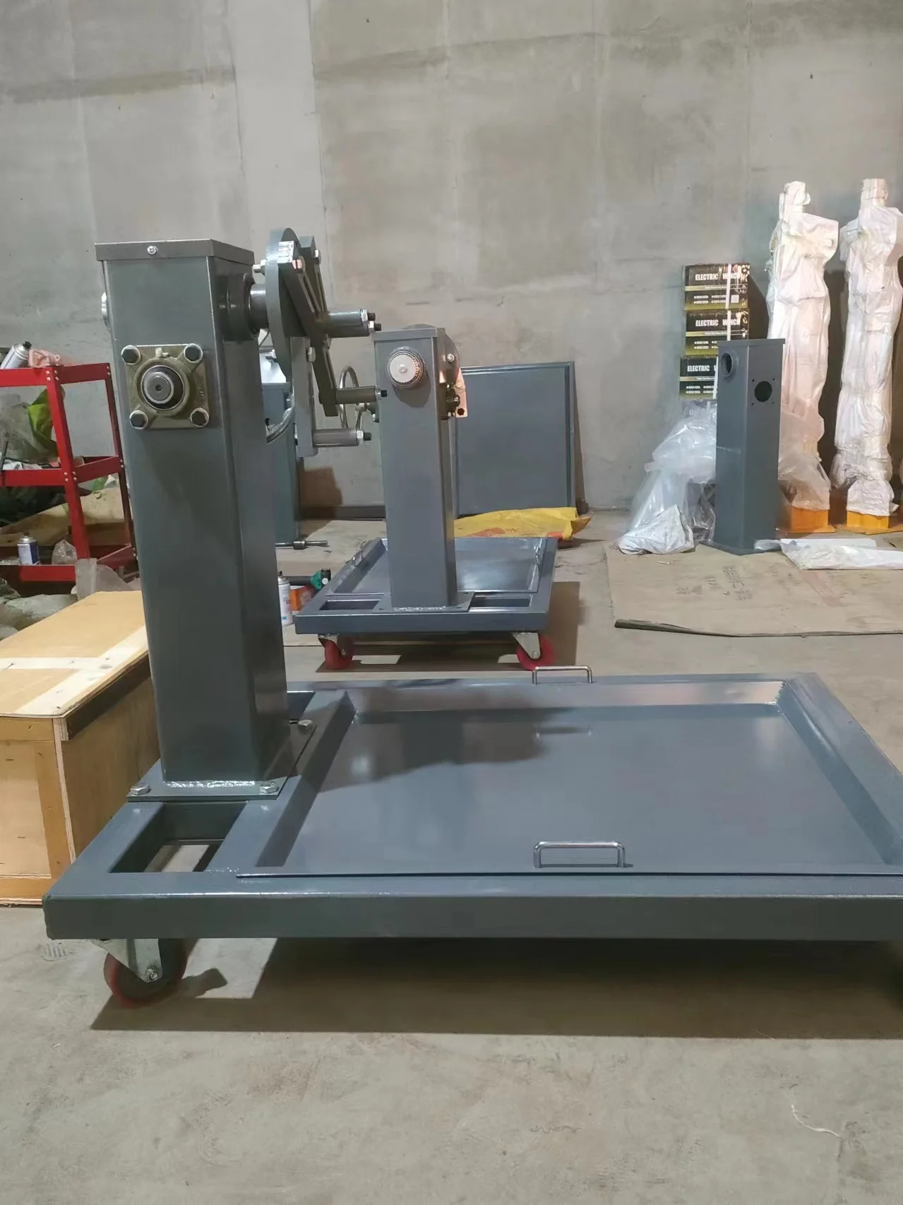 500kg Capacity Truck Engine Stand Workshop Auto Tools Car Engine Stand Heavy Duty Rotating With Wheels