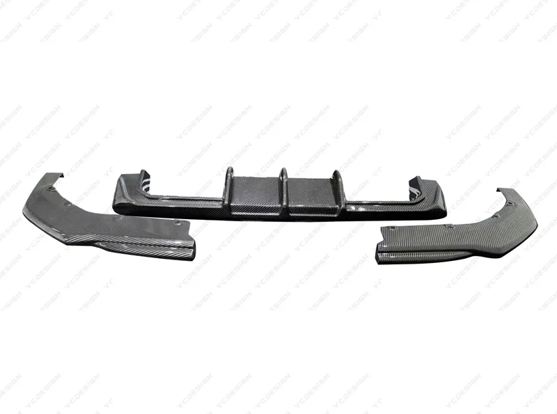 

Car-Styling Dry Carbon DCF Rear Diffuser & Rear Bumper Spats MXT Style Fit For 2021-2023 BMW G80 M3 G82 M4