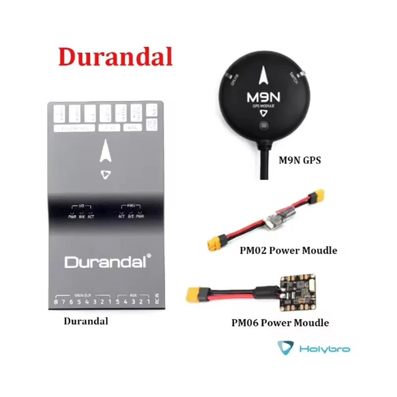 Holybro Durandal Flight Controller H7 FC Built-in Vibration with PM02 V3 12S / PM06 14S Power Module and M9N GPS For RC Drone