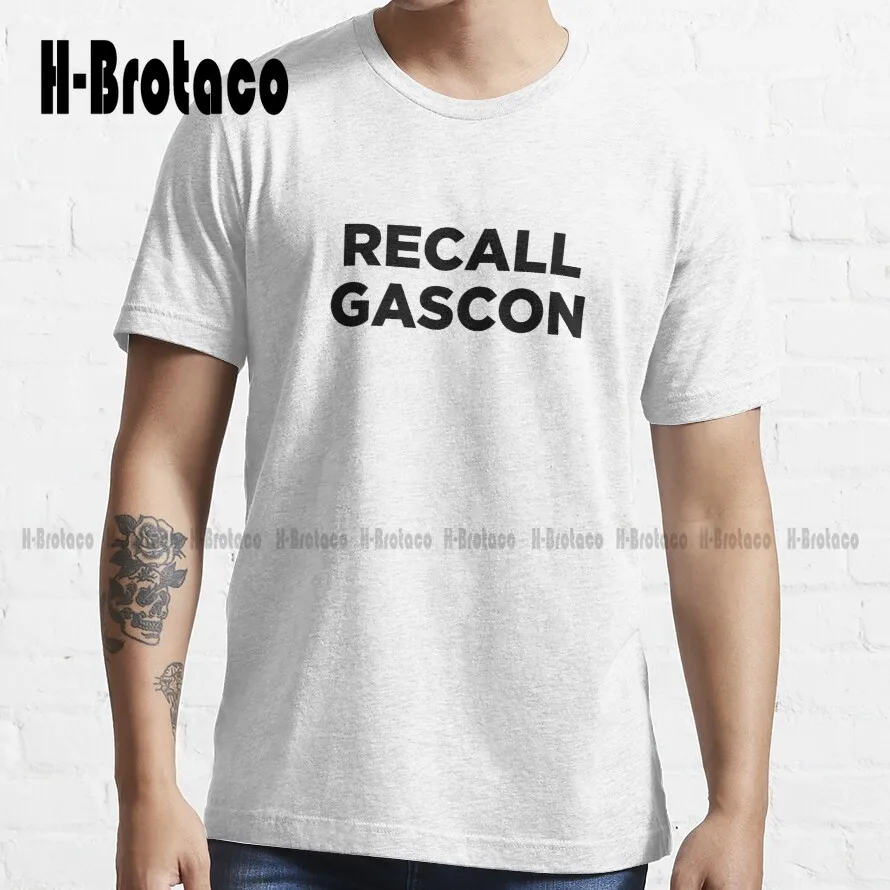 Recall George Gascon Woke Progressive Los Angeles Da Trending T-Shirt Custom Aldult Teen Unisex Digital Printing Tee Shirts