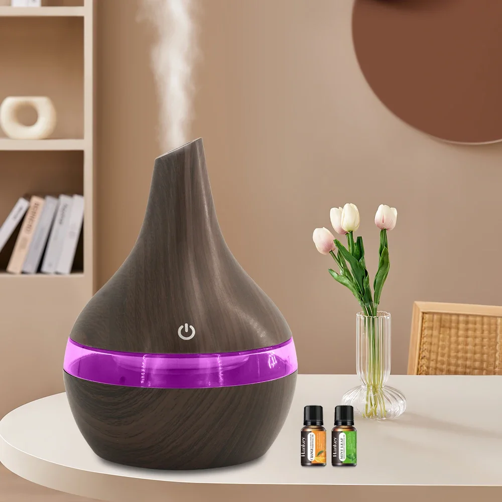 Combo de difusor humidificador multifuncional de 300 ml para aliviar el aire seco para un mejor sueño y trabajar