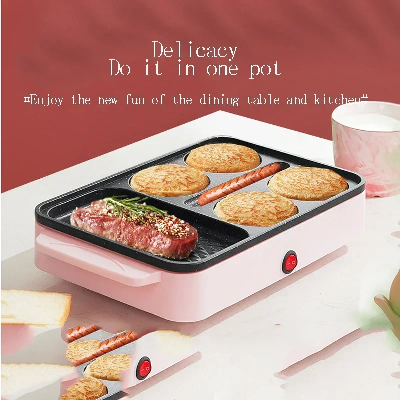 Multifunktionale Haushalt Intelligente Konstante Temperatur Antihaft-Pfanne Praktische Omelett Omelett Hamburger Form Pfannkuchen Pfanne