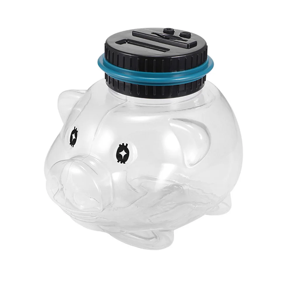 

Digital Coin Bank Transparent Pig Shape Digital Counting Coin Jar Durable Saving Pot Saving Jar Piggy Bank
