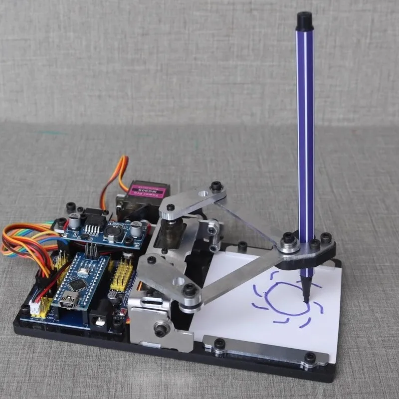 

MG90 XY Plotter Robot Arm APP Drawing Sketchboard Hand Manipulator For Arduino Robot Arm DIY Kit Programmable Robot Starter Kit