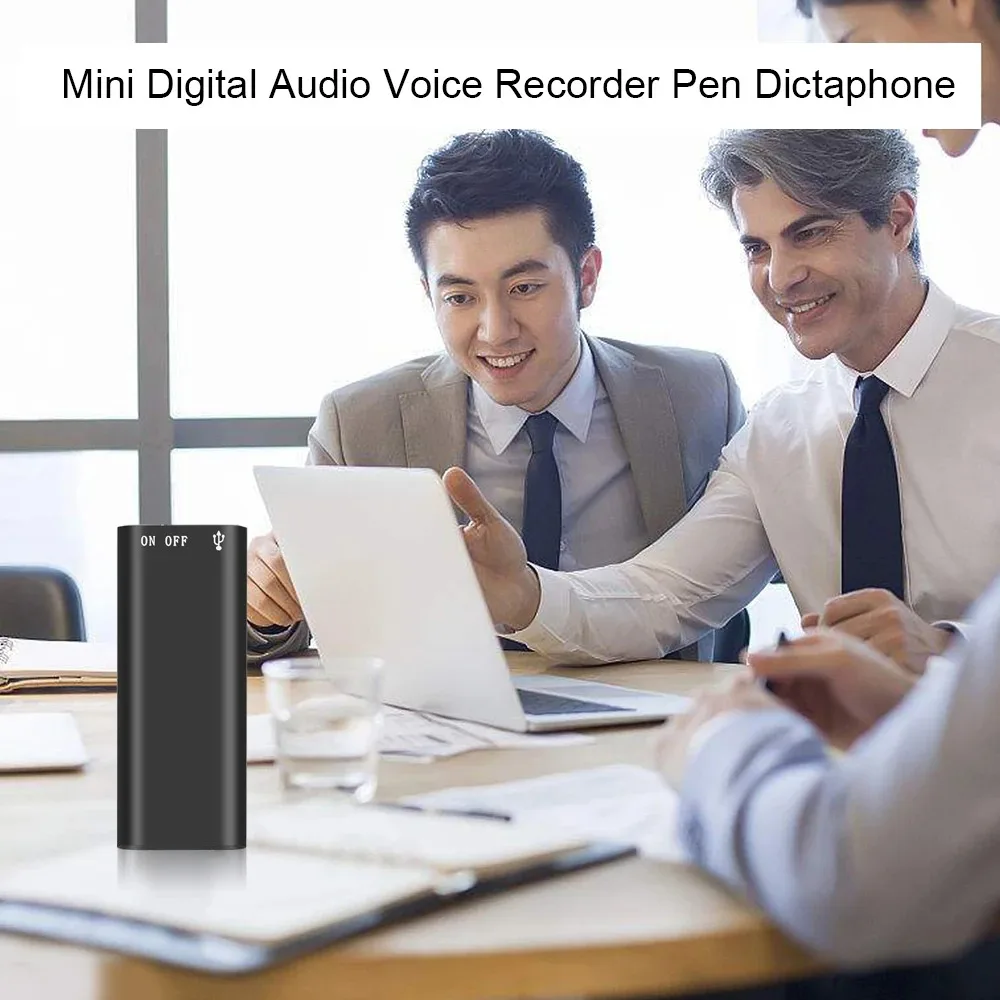 Tape recorder 3-in-1 Mp3 Player Professional Voice Digital Audio Mini Voice Recorder 192Kbps Recording WAV Audio Recorder